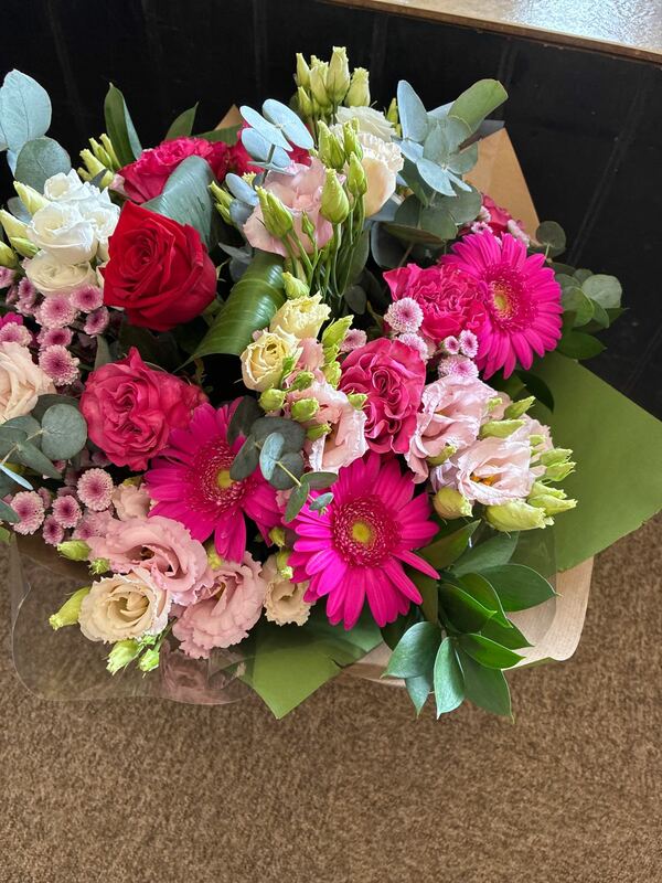 Flowers delivered to customer
