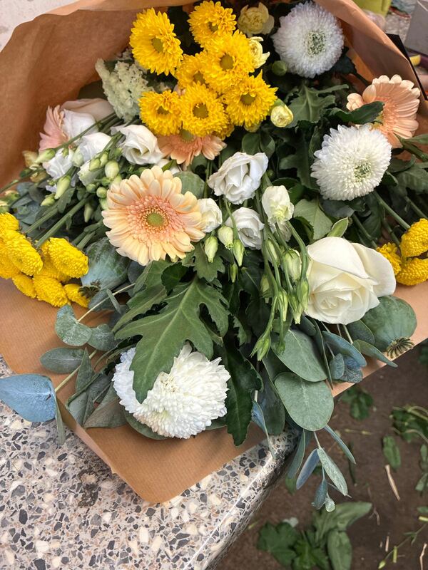 Flowers delivered to customer