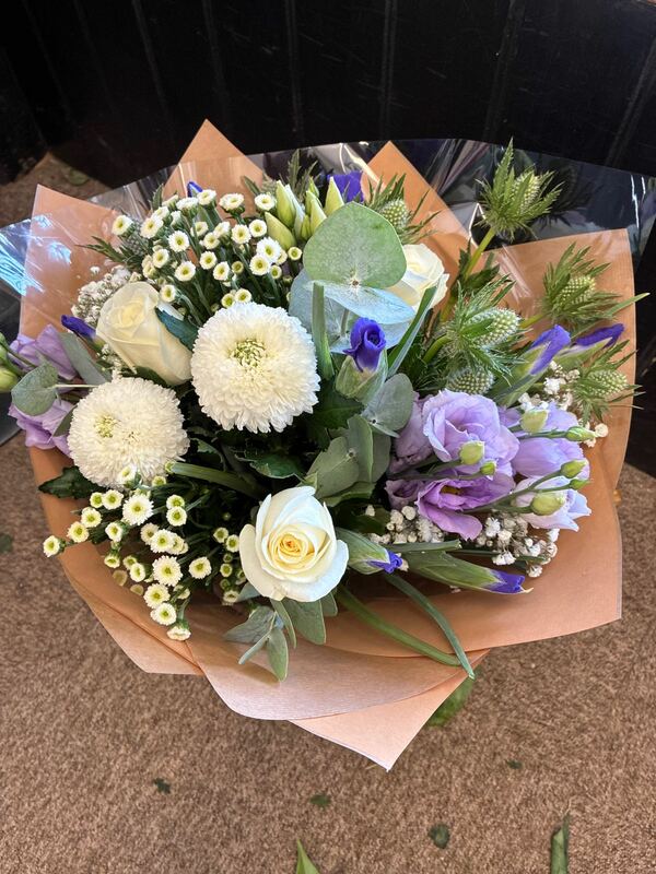 Flowers delivered to customer