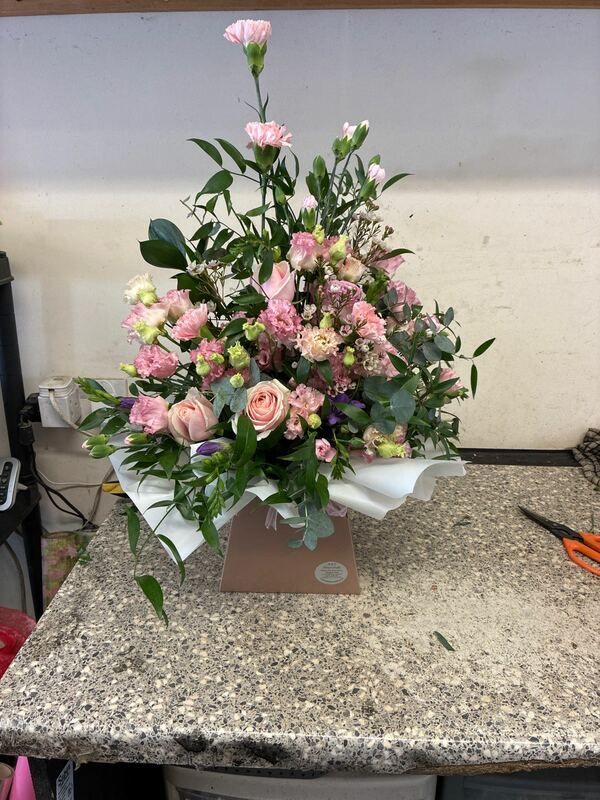 Flowers delivered to customer