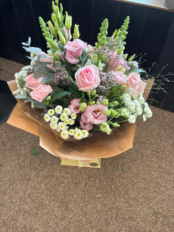 Flowers delivered to customer