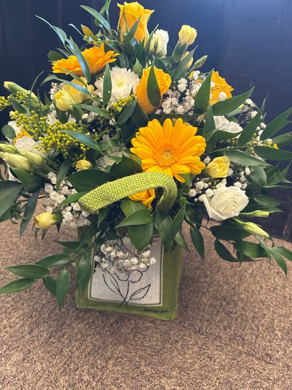 Flowers delivered to customer