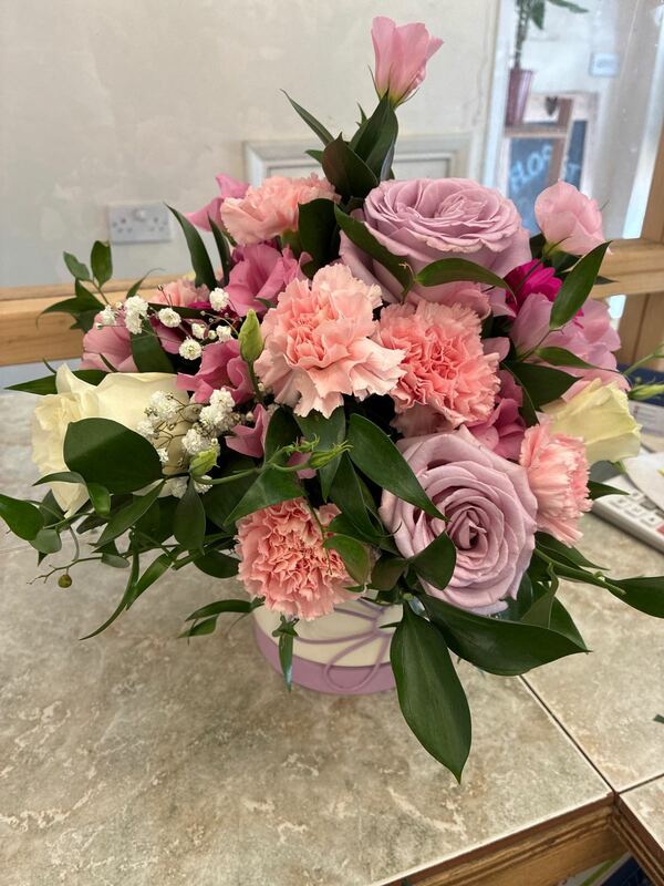 Flowers delivered to customer