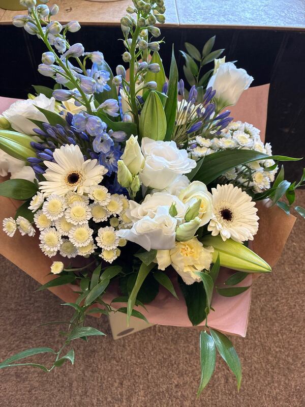 Flowers delivered to customer