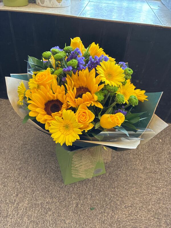 Flowers delivered to customer