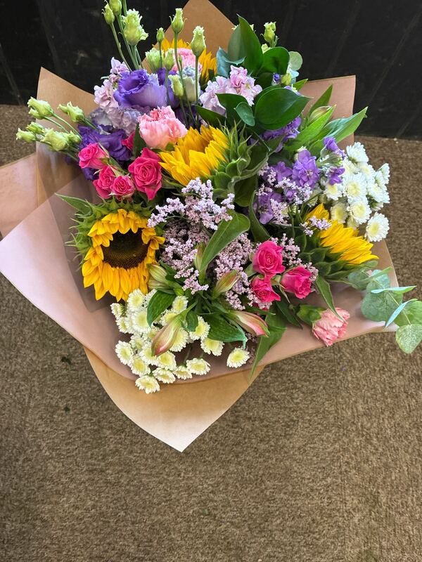 Flowers delivered to customer