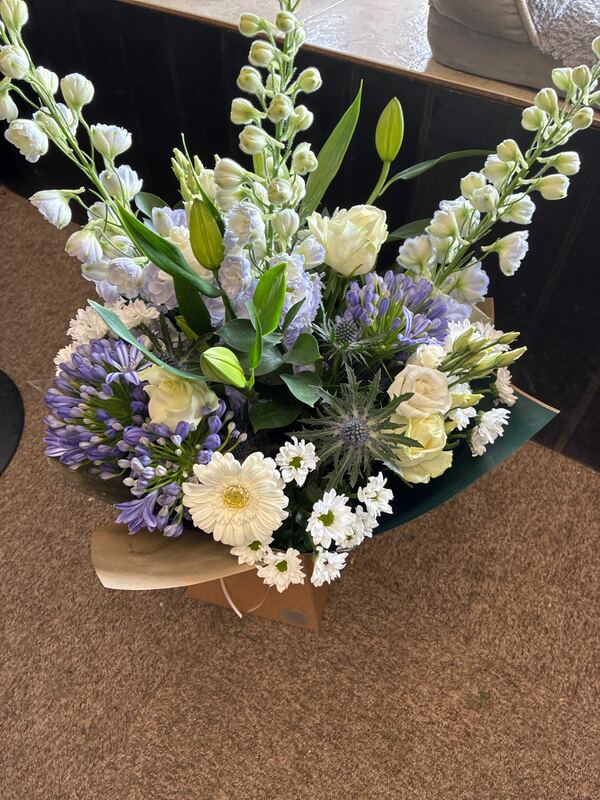 Flowers delivered to customer