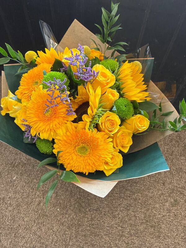 Flowers delivered to customer