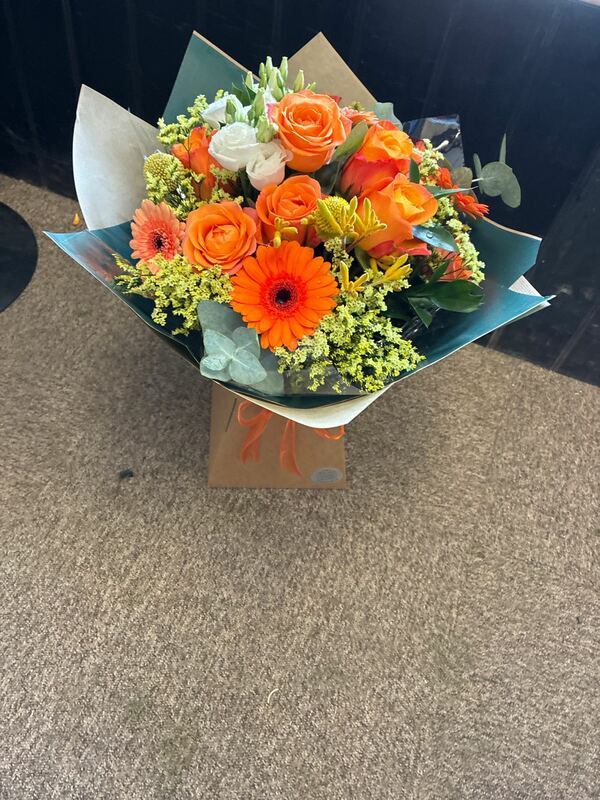 Flowers delivered to customer