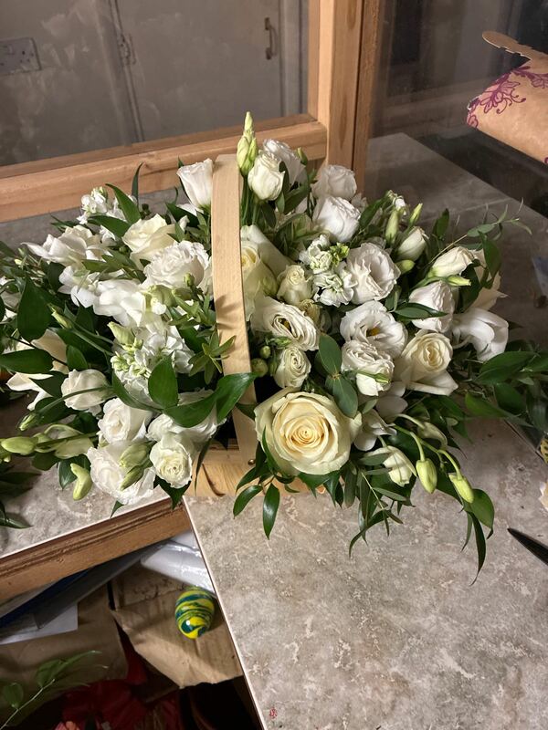 Flowers delivered to customer