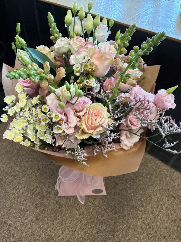 Flowers delivered to customer