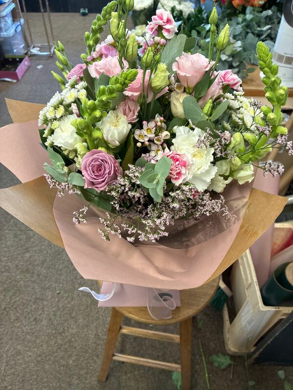 Flowers delivered to customer