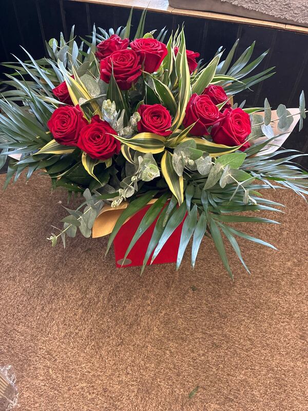 Flowers delivered to customer