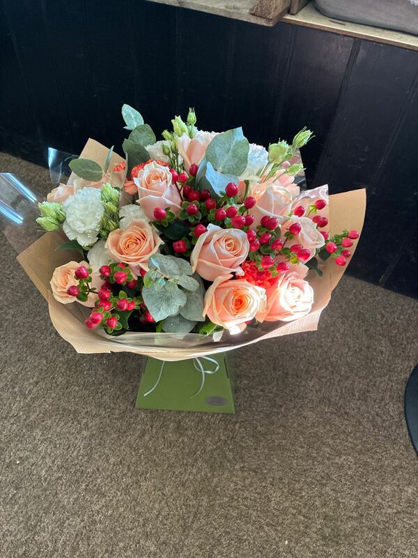 Flowers delivered to customer