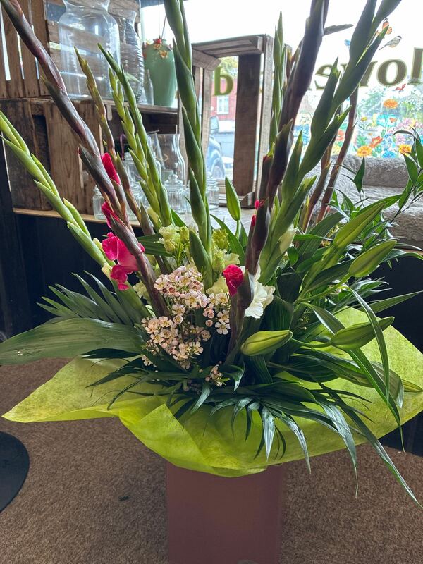 Flowers delivered to customer
