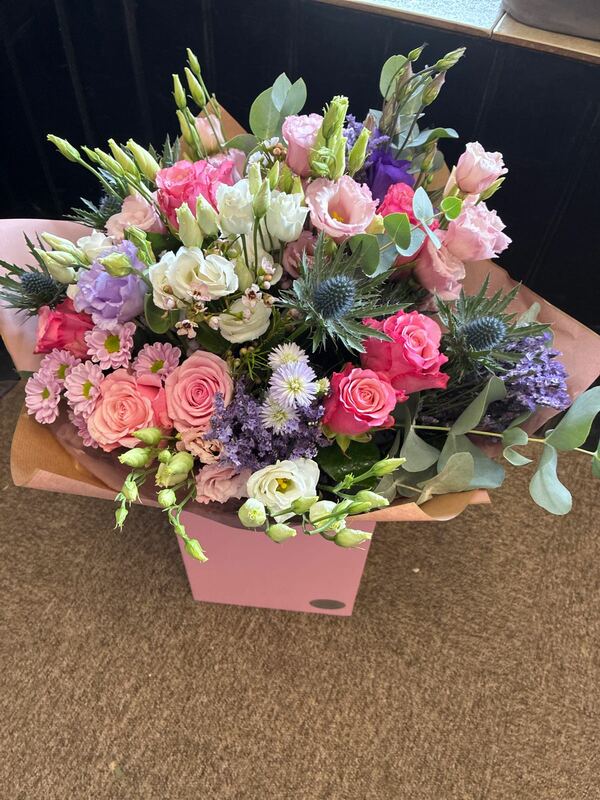 Flowers delivered to customer