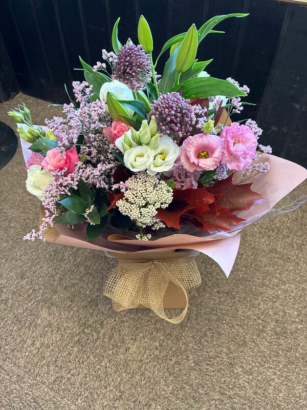 Flowers delivered to customer