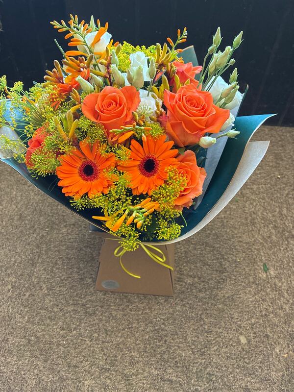 Flowers delivered to customer