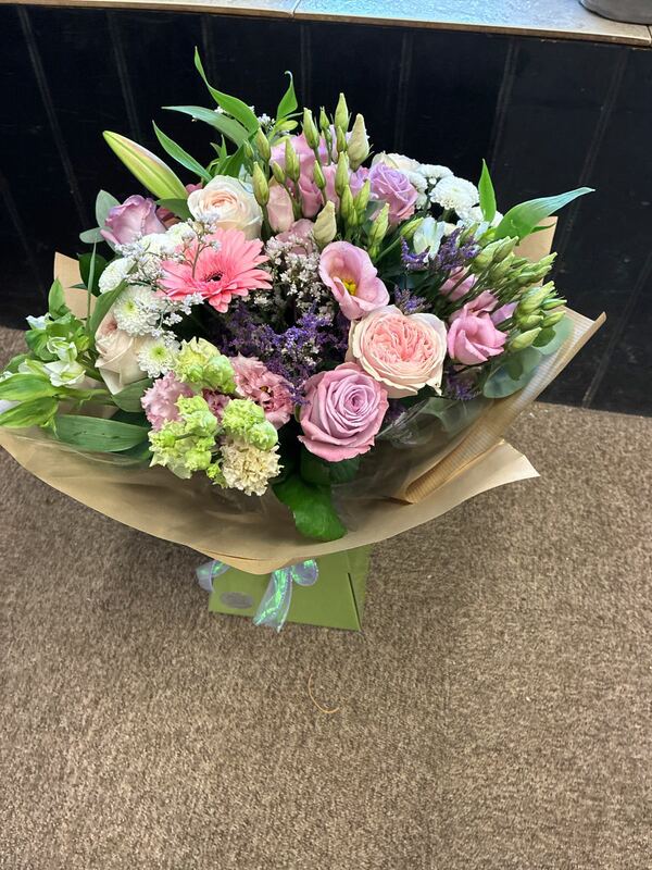 Flowers delivered to customer