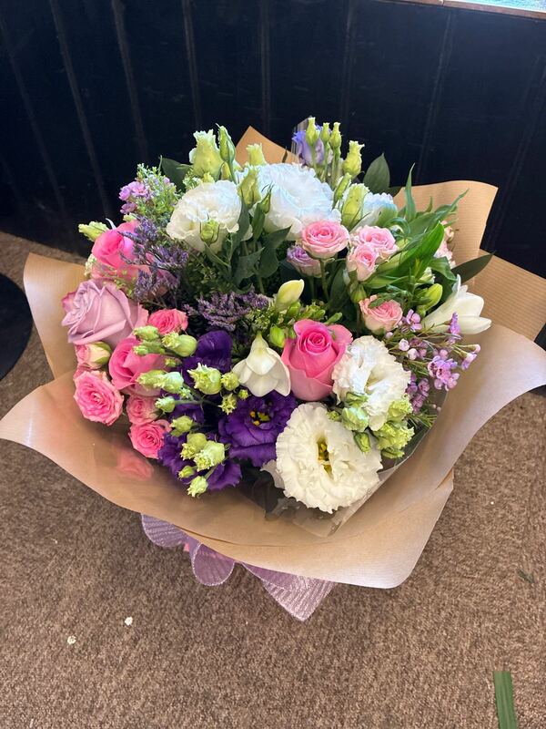 Flowers delivered to customer