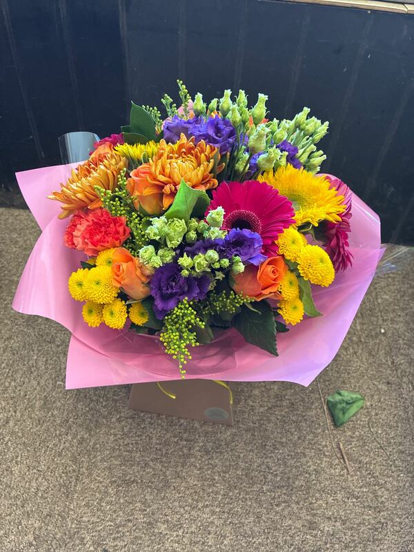 Flowers delivered to customer