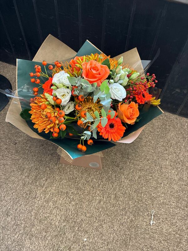 Flowers delivered to customer