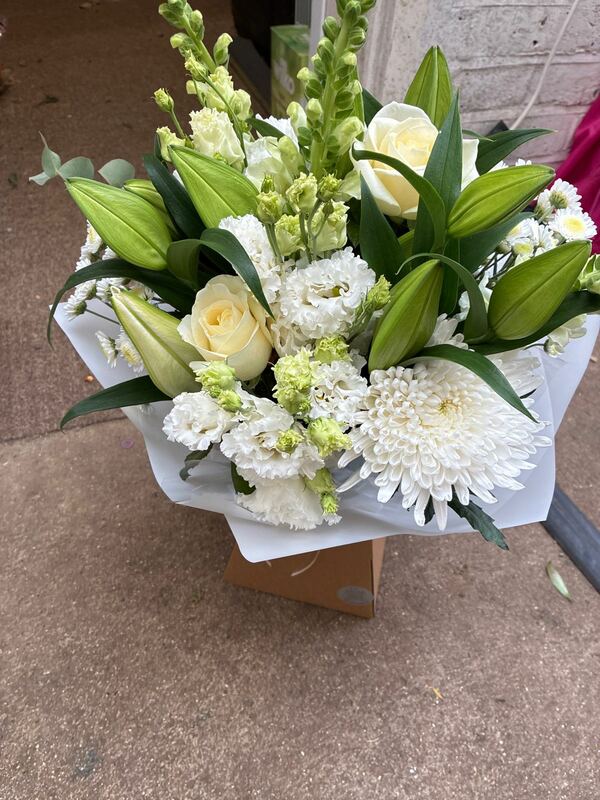 Flowers delivered to customer