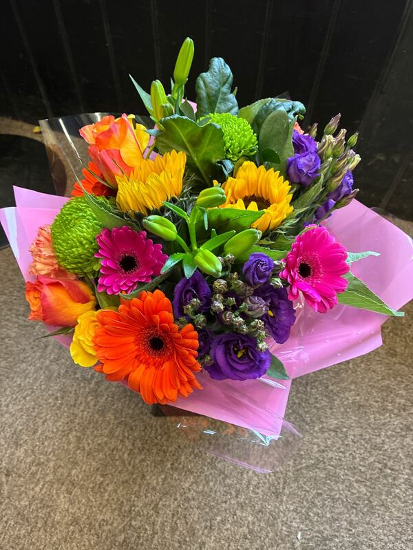 Flowers delivered to customer