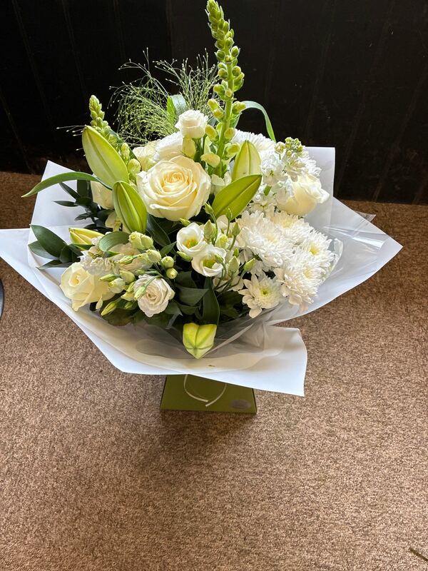 Flowers delivered to customer