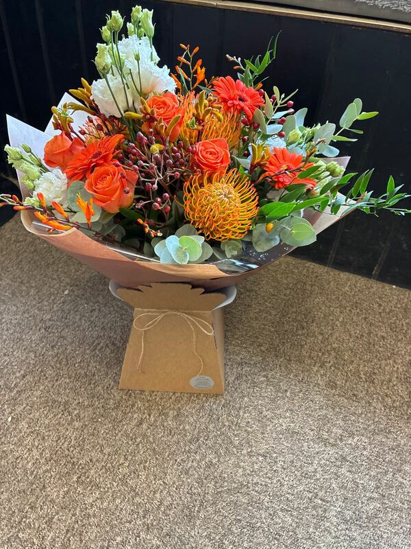 Flowers delivered to customer