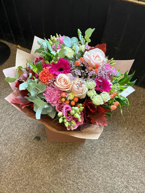 Flowers delivered to customer