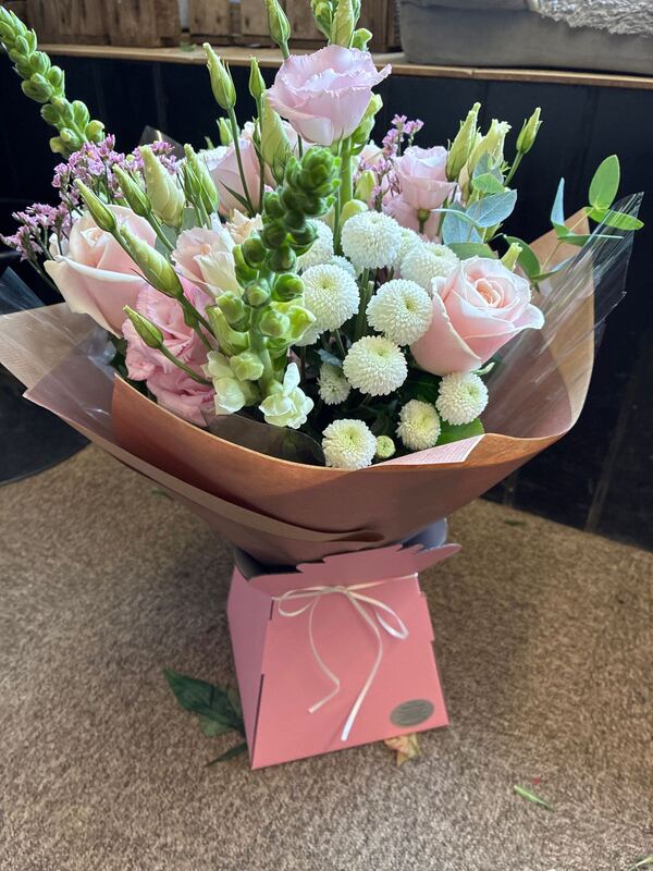 Flowers delivered to customer
