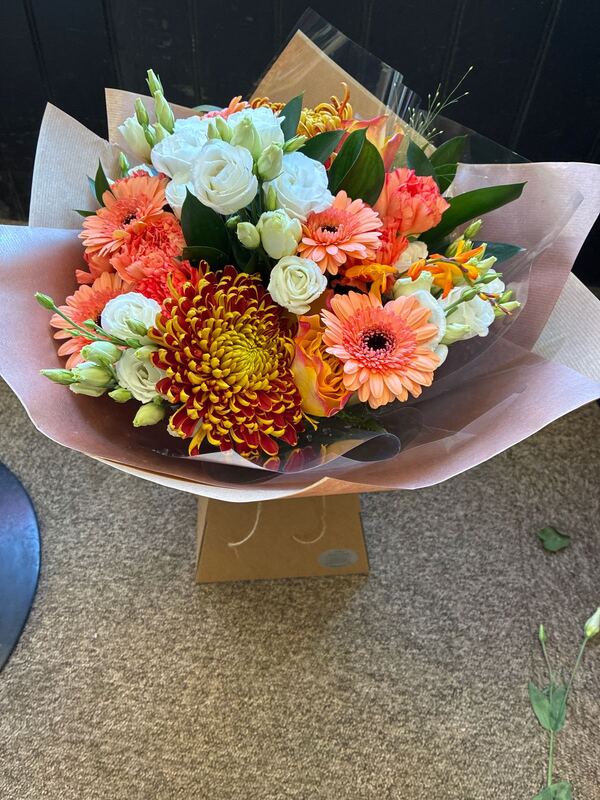 Flowers delivered to customer