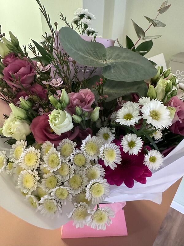 Flowers delivered to customer