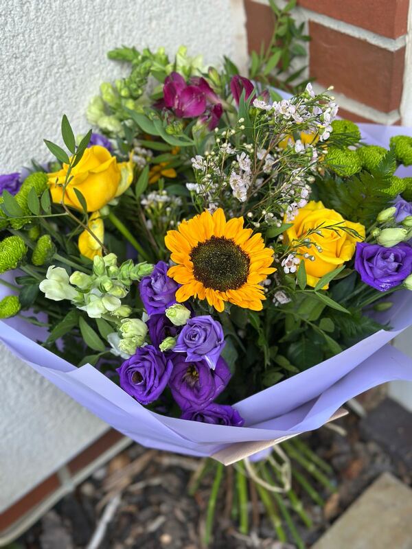 Flowers delivered to customer