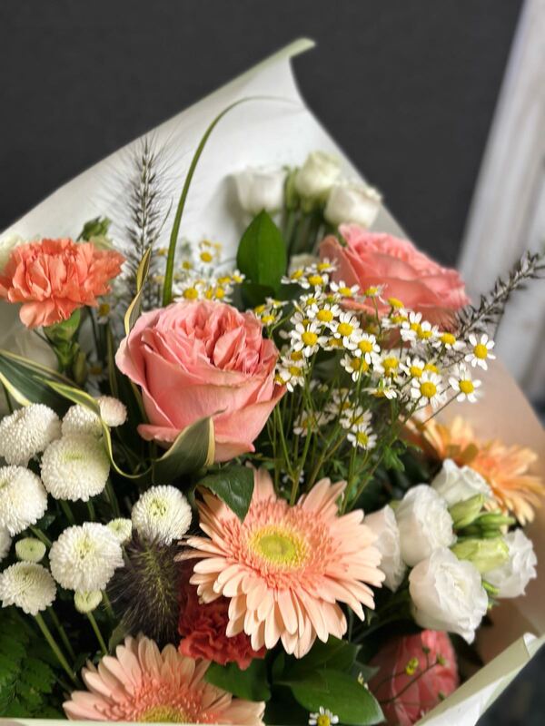 Flowers delivered to customer