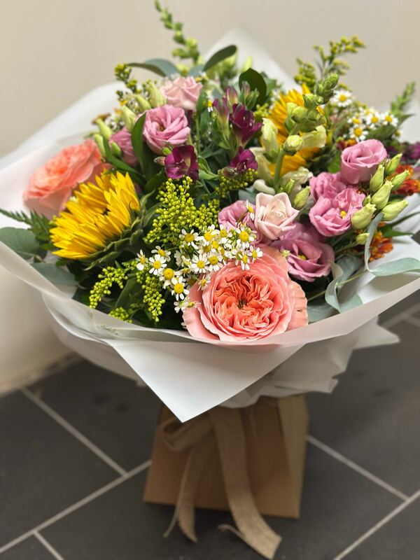 Flowers delivered to customer