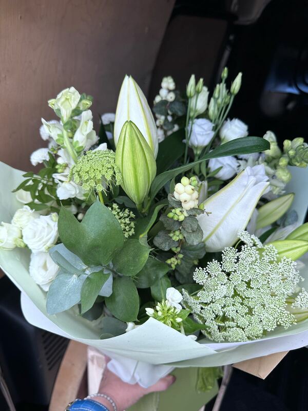 Flowers delivered to customer