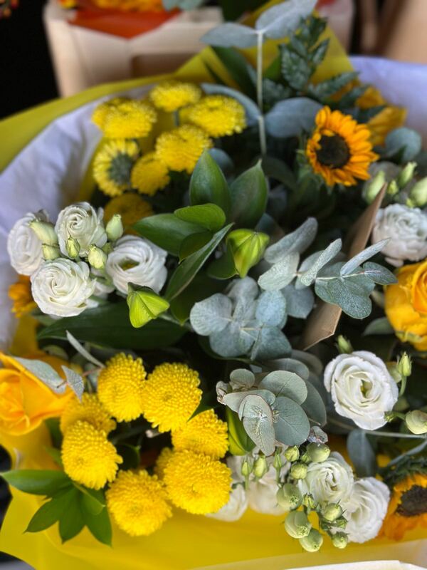 Flowers delivered to customer