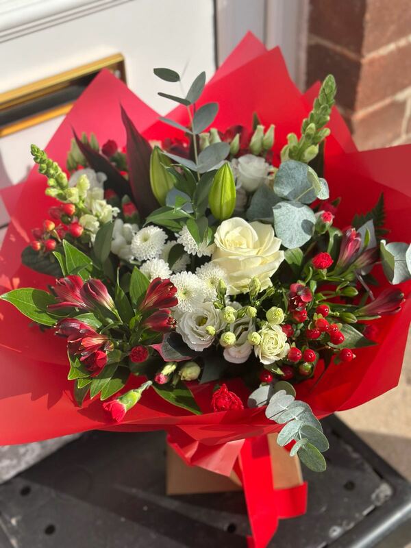 Flowers delivered to customer