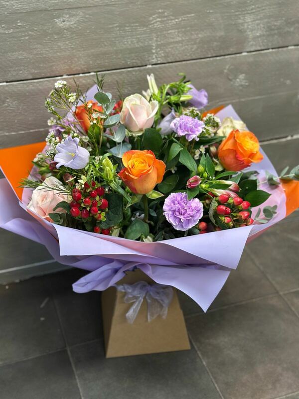 Flowers delivered to customer