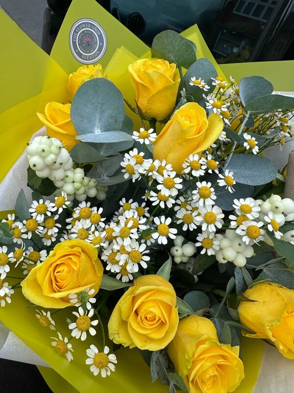 Flowers delivered to customer