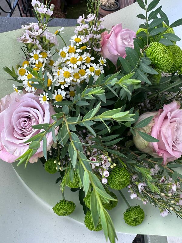 Flowers delivered to customer