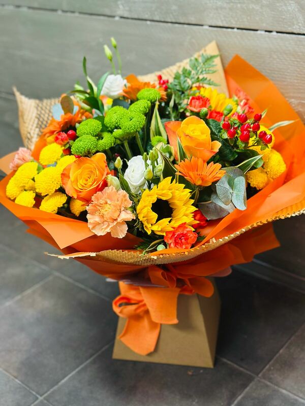 Flowers delivered to customer