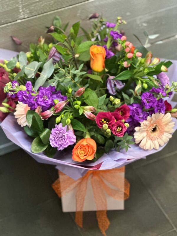 Flowers delivered to customer