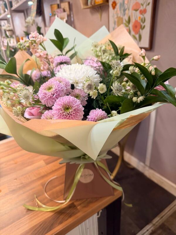 Flowers delivered to customer