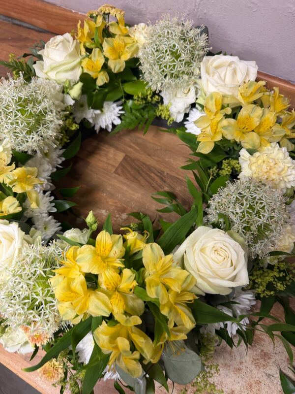 Flowers delivered to customer