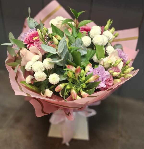 Flowers delivered to customer