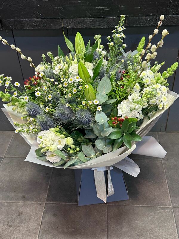 Flowers delivered to customer