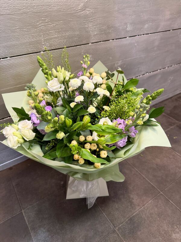 Flowers delivered to customer